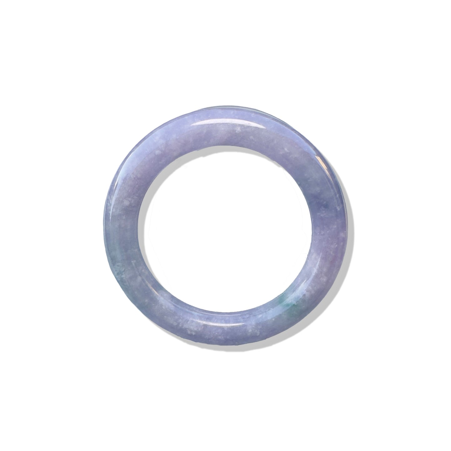 Abundance Bangle with Lavender Burma Jade