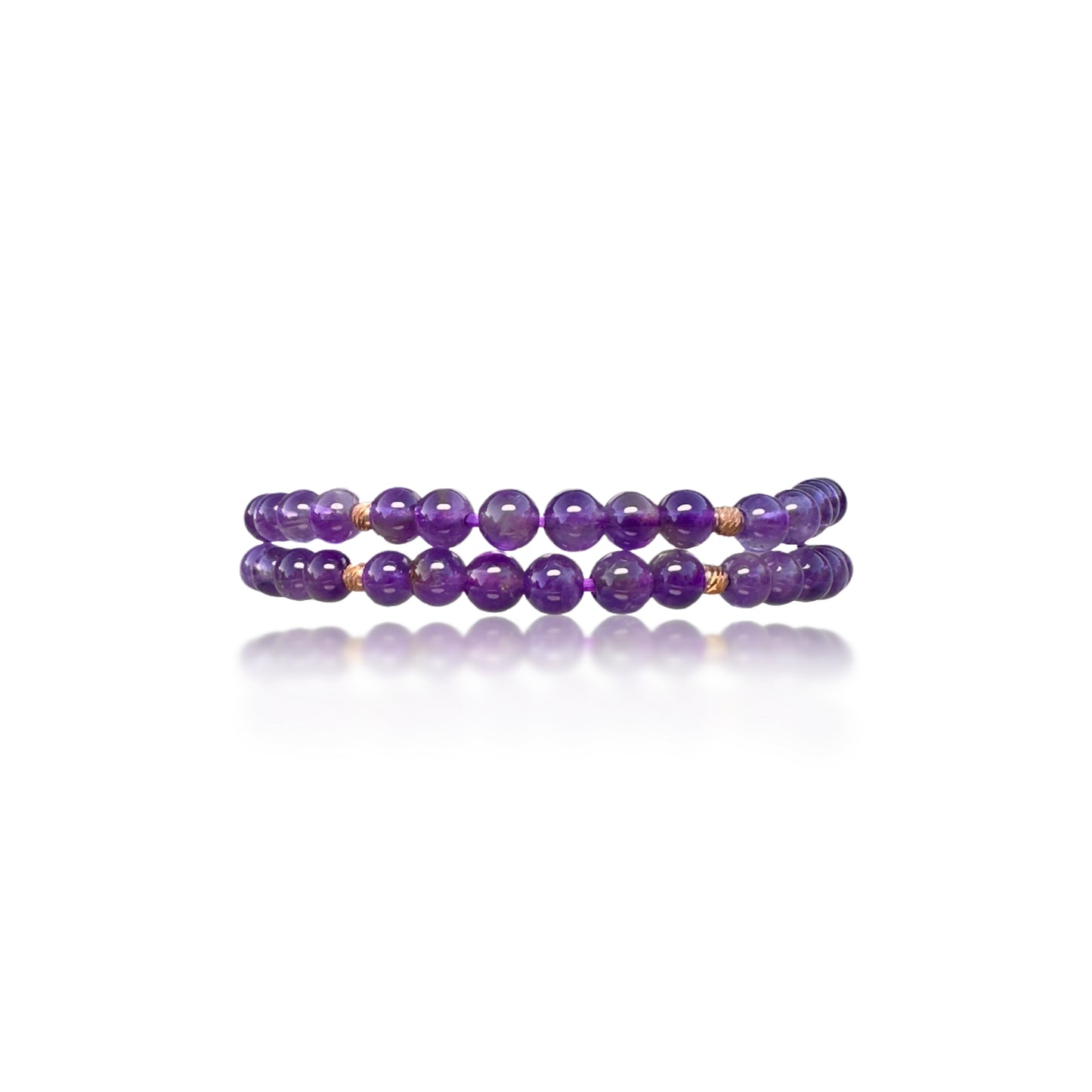Calming Bangle with Amethyst and Burma Jade Pi Xiu (貔貅) Carving