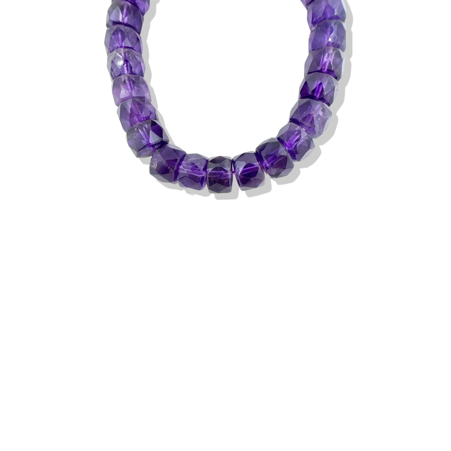 Calming Bracelet with Amethyst and Freshwater Baroque pearl