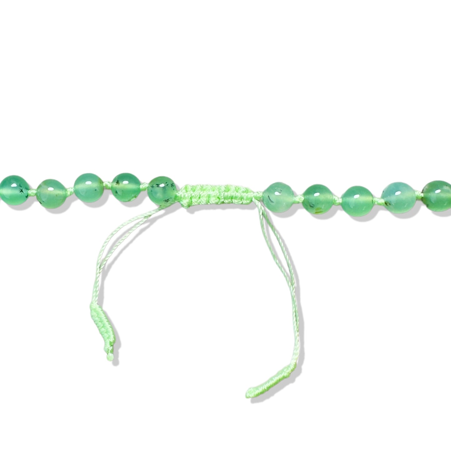 Calming Necklace with Chrysoprase and Lapis