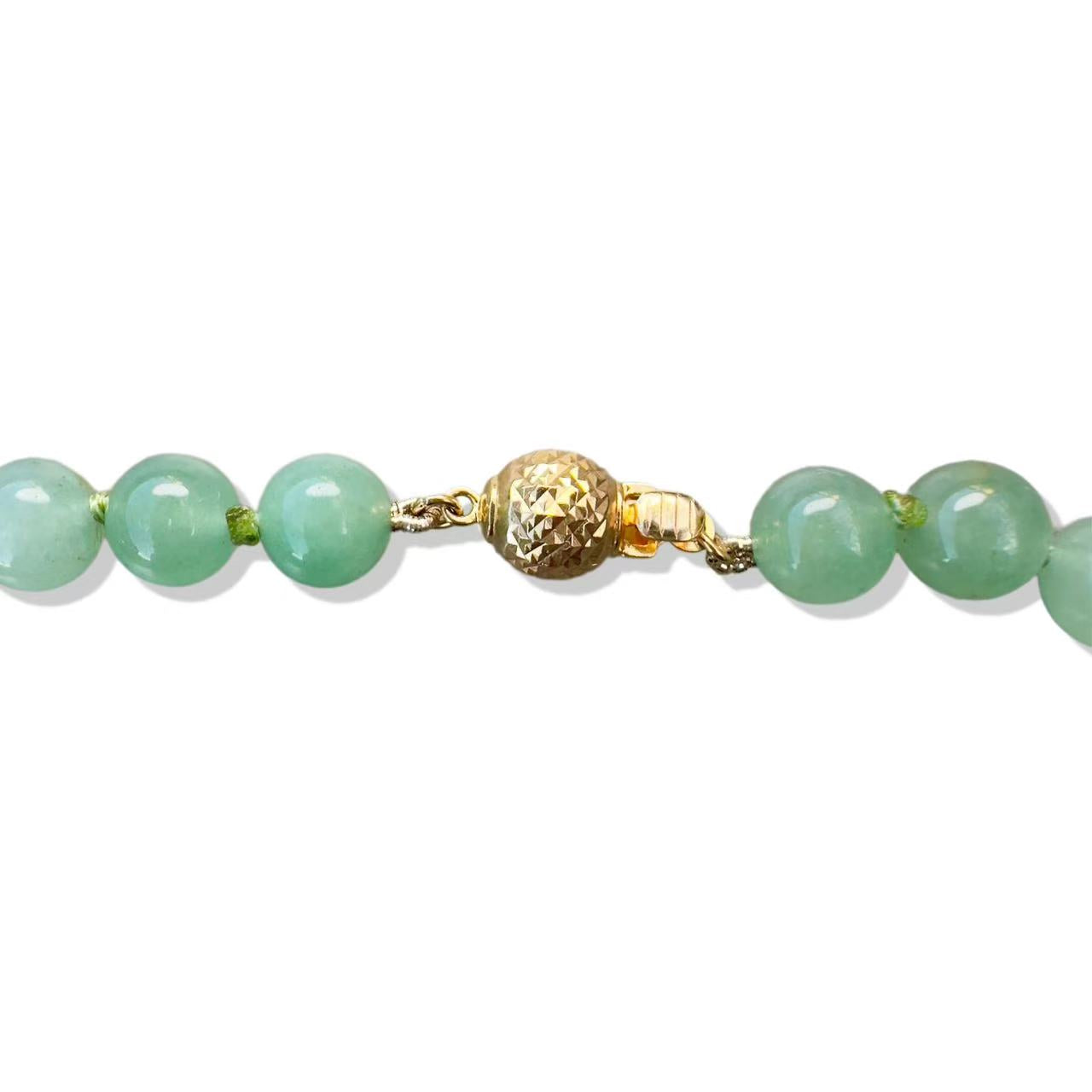 Harmony Necklace with Tourmaline Slice and Aventurine
