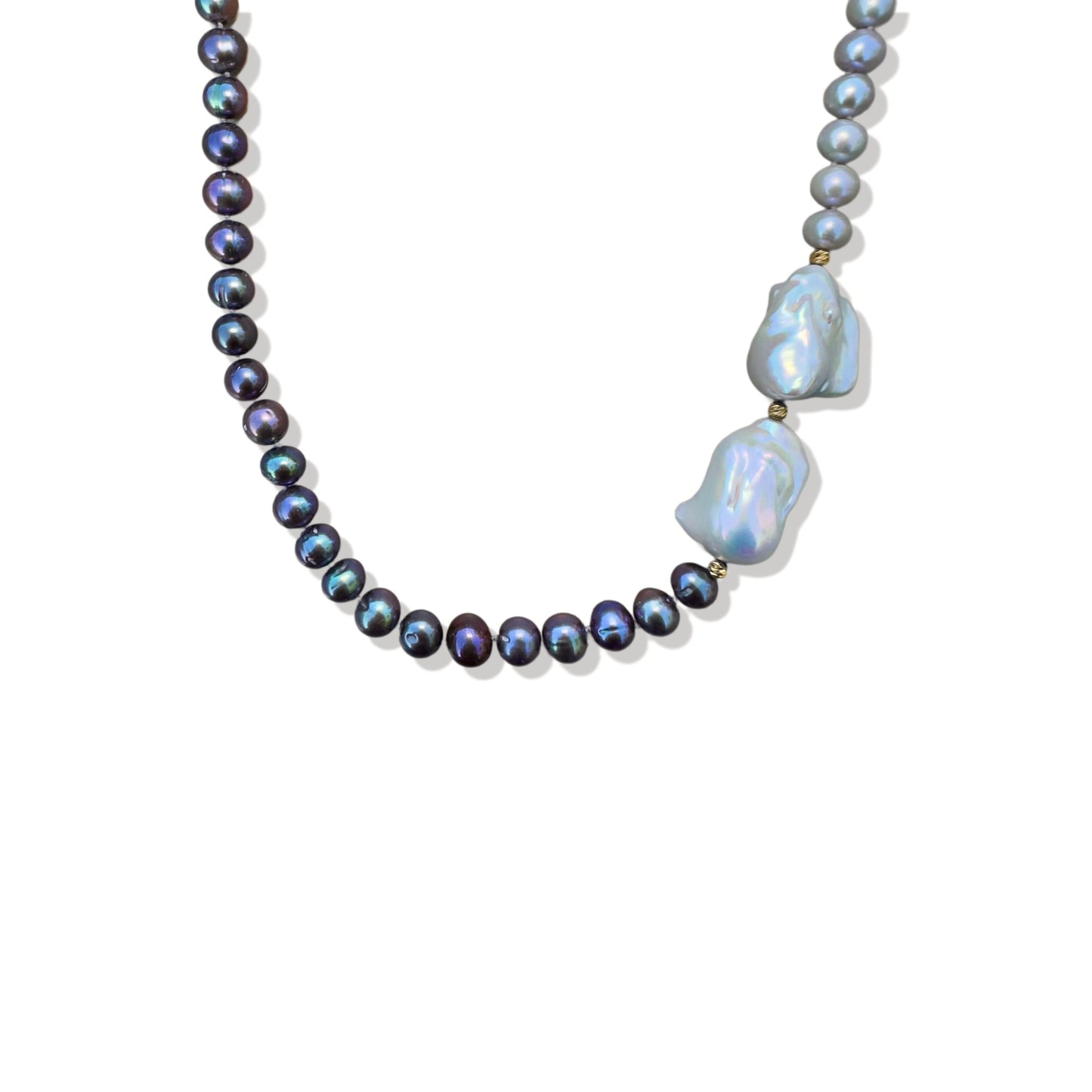 Inner Peace Necklace with Freshwater Pearl