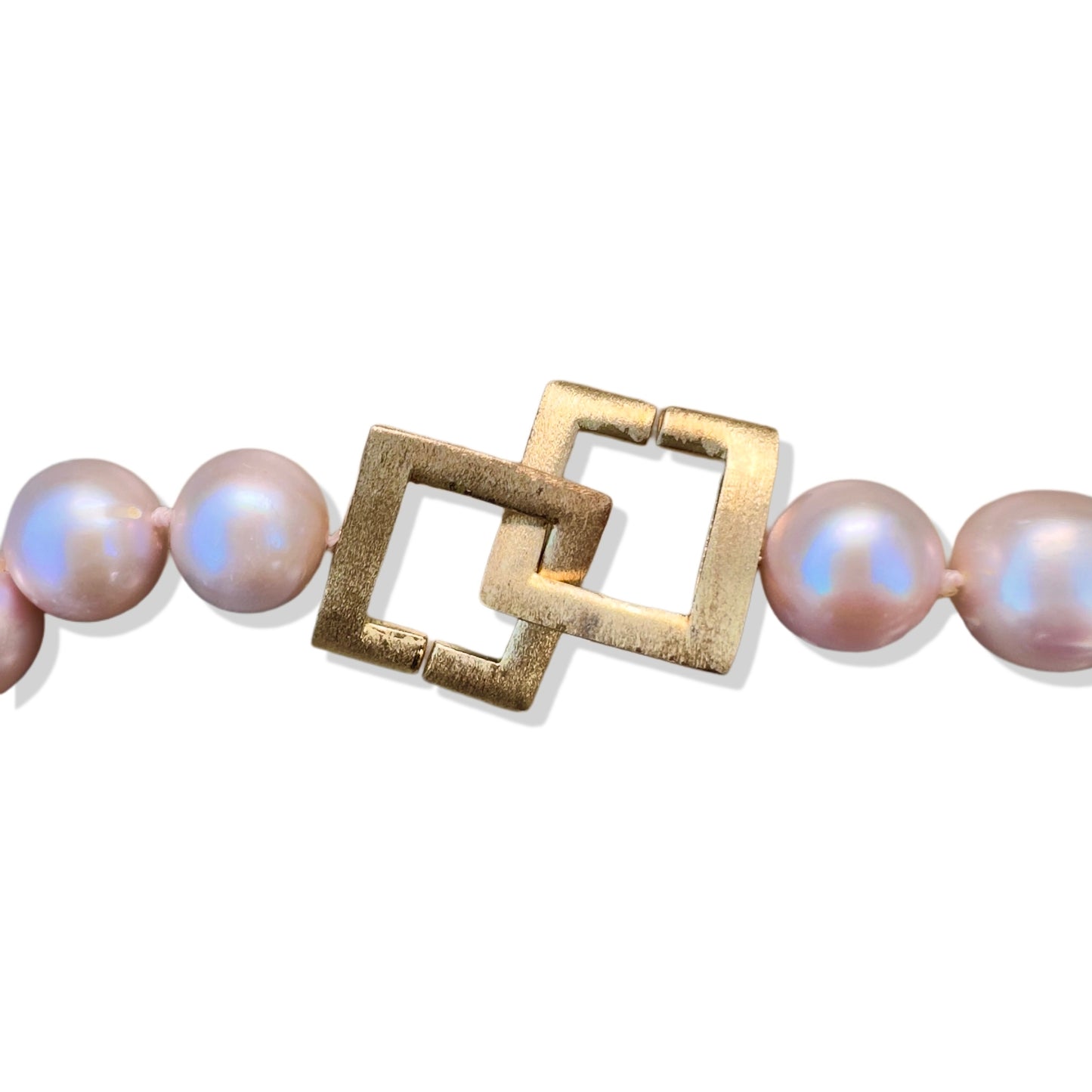 Inner Peace Necklace with Pink Pearl