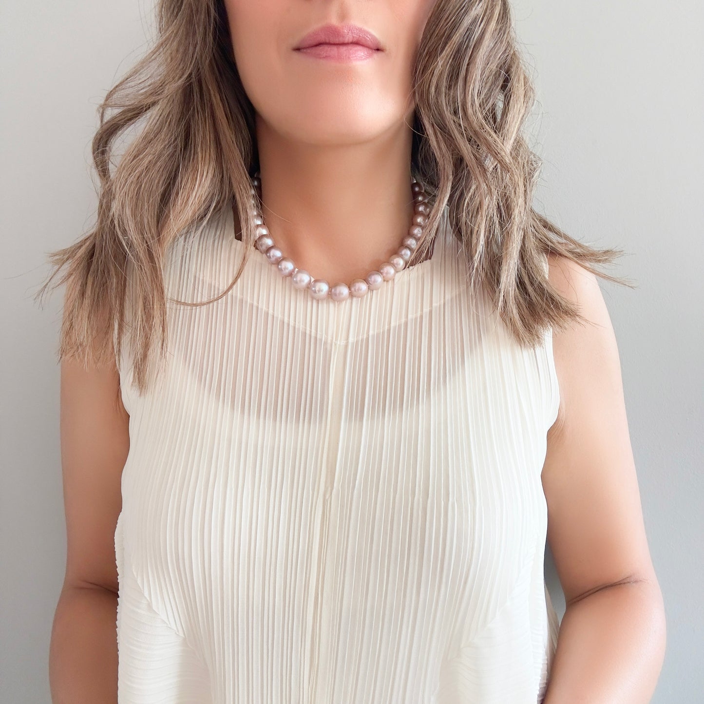 Inner Peace Necklace with Pink Pearl