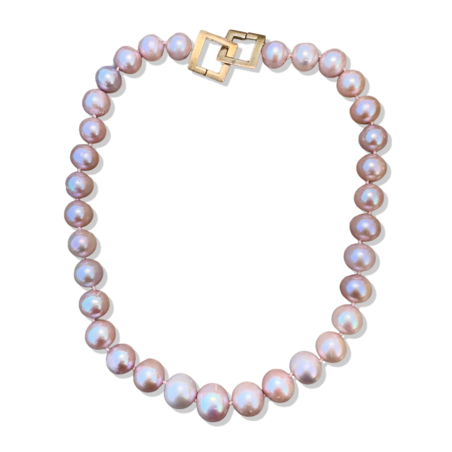 Inner Peace Necklace with Pink Pearl