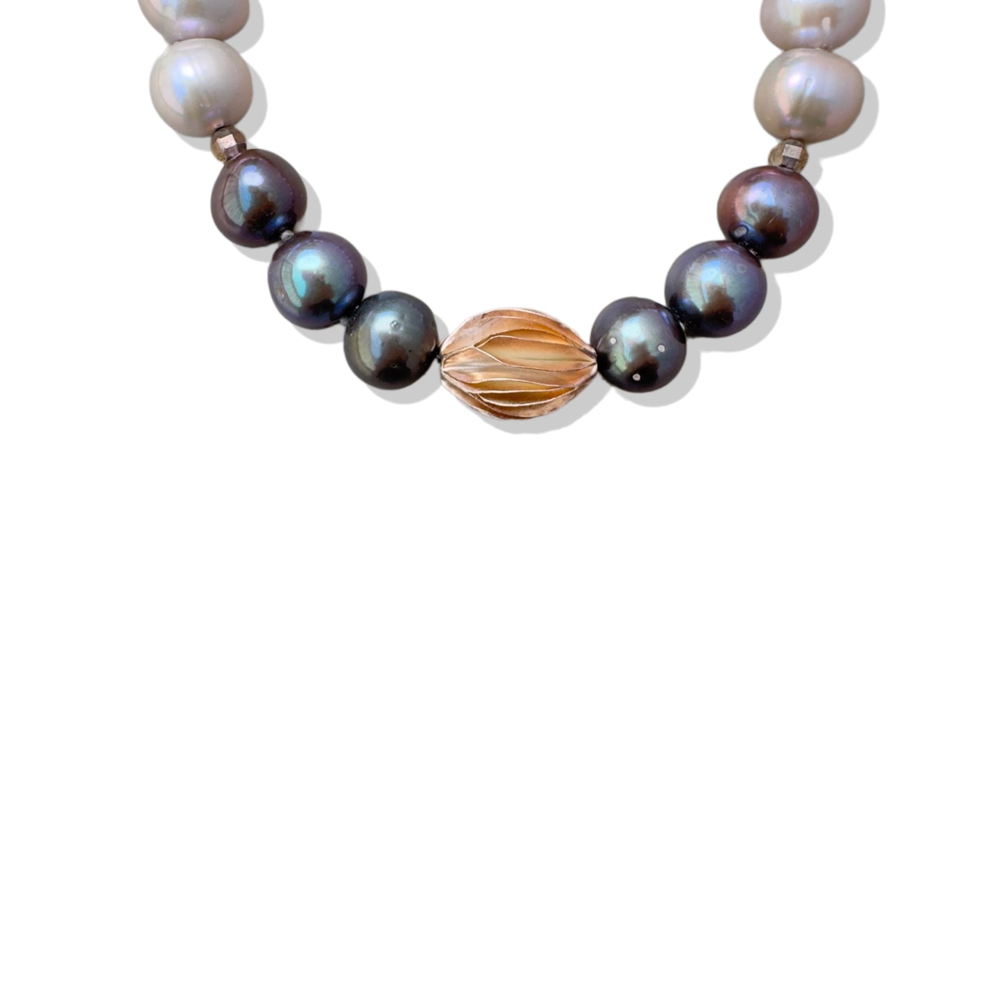 Inner Peace Bracelet with Pearl and Pure Silver Bead