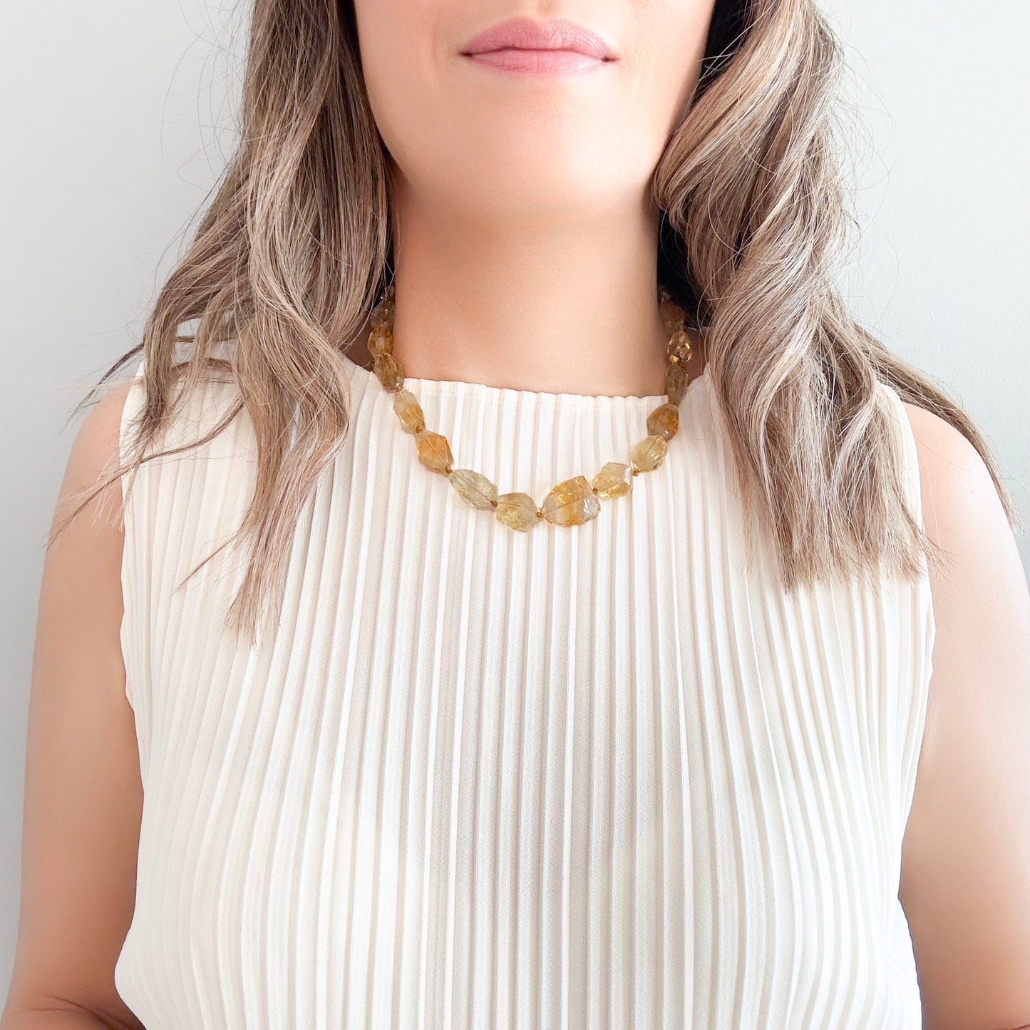 Joy Necklace with Citrine