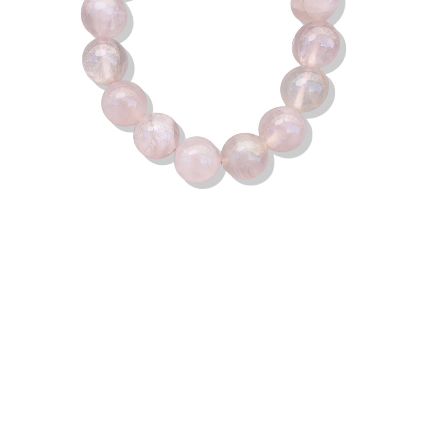 Love Bracelet with Rose quartz, Chrysoprase and Garnet