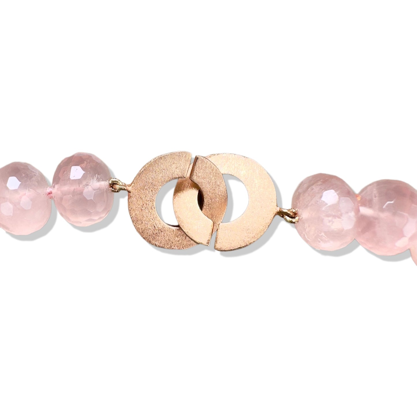 Love Necklace with Rose Quartz