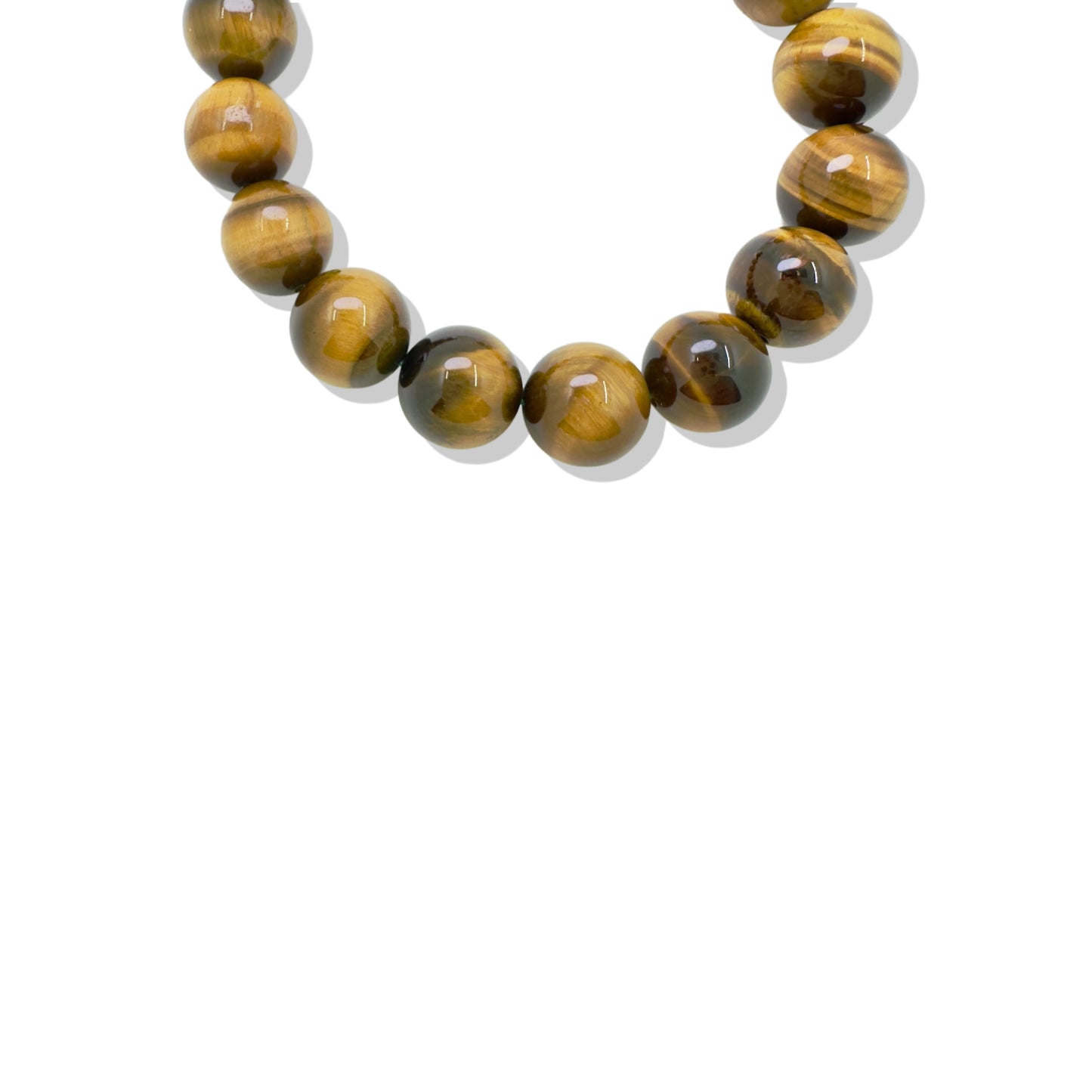 Protection Bracelet with Tiger's Eye and Clear Quartz