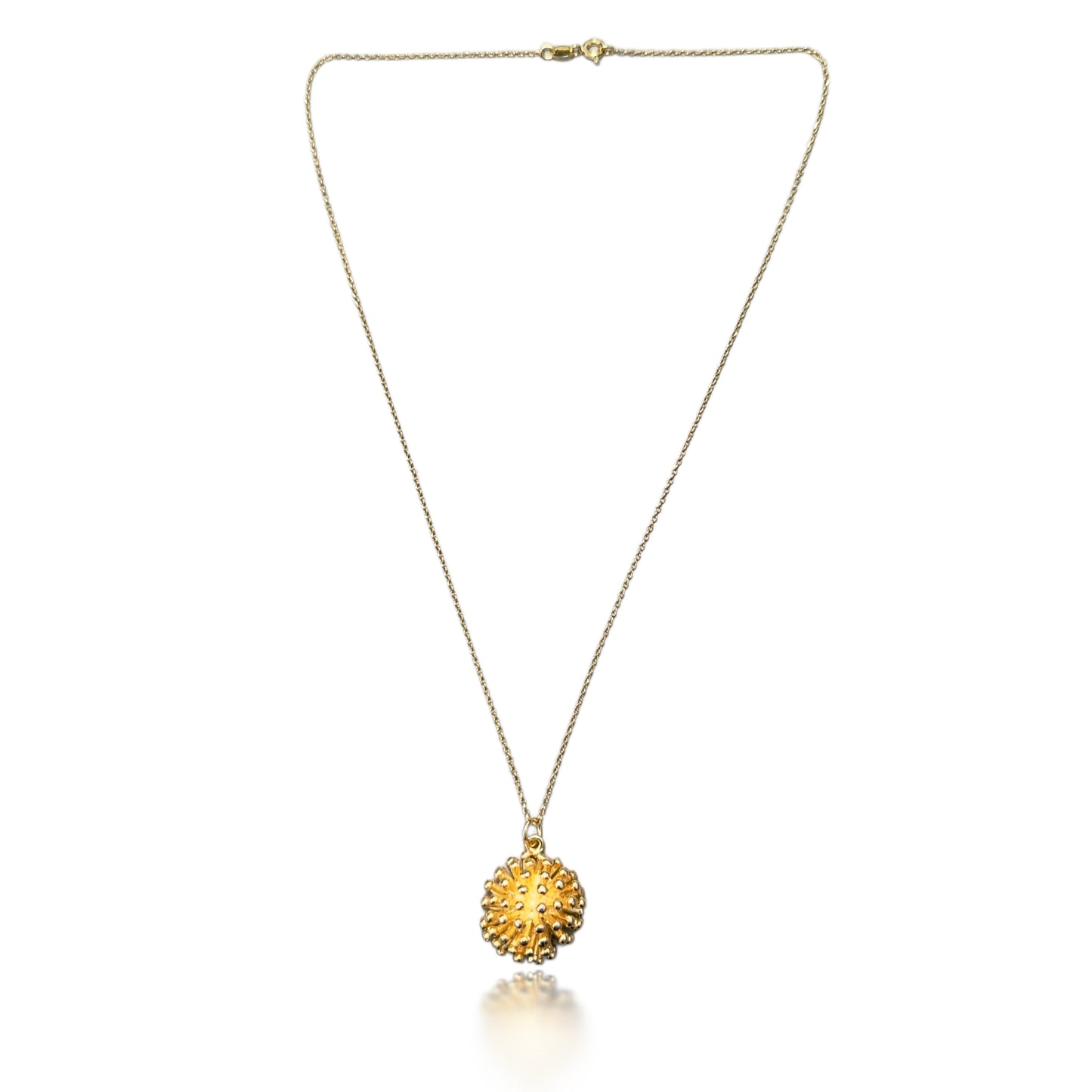 Protection Pendant with Gold Porcupine