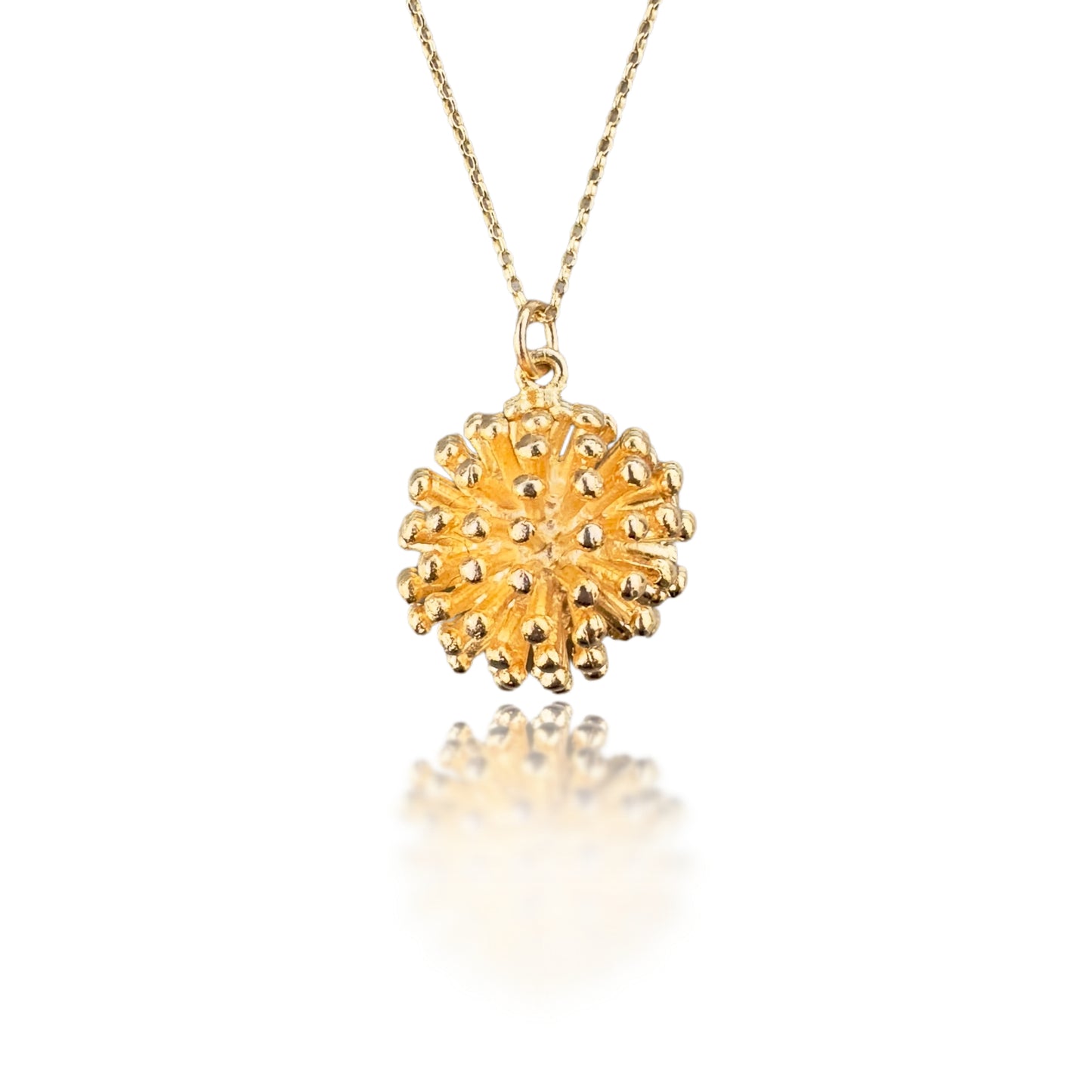 Protection Pendant with Gold Porcupine