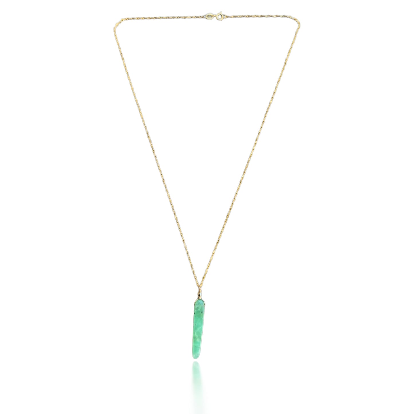 Renewal Pendant with Chrysoprase