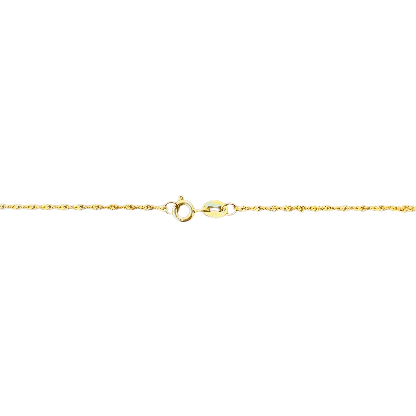 Renewal Pendant with Chrysoprase, Onyx and Gold chain