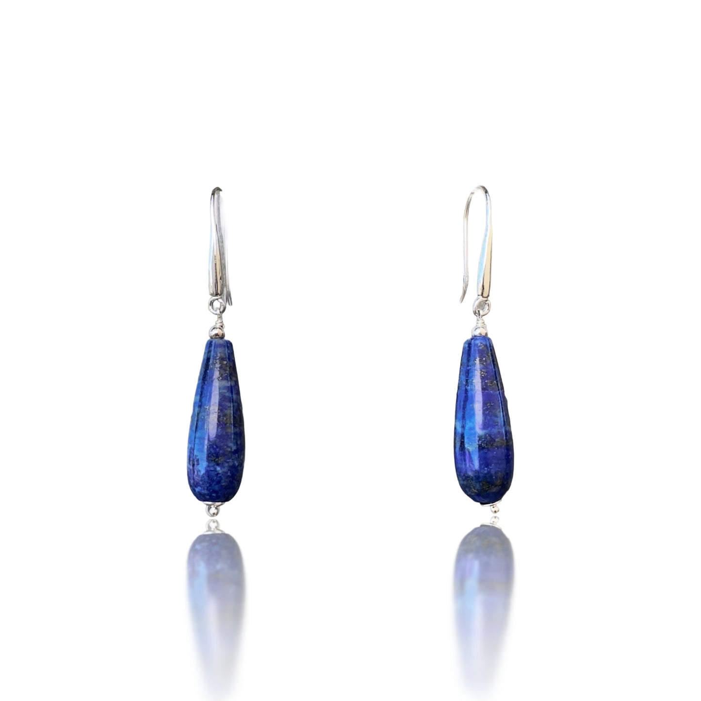 Self‑awareness Earrings with Lapis