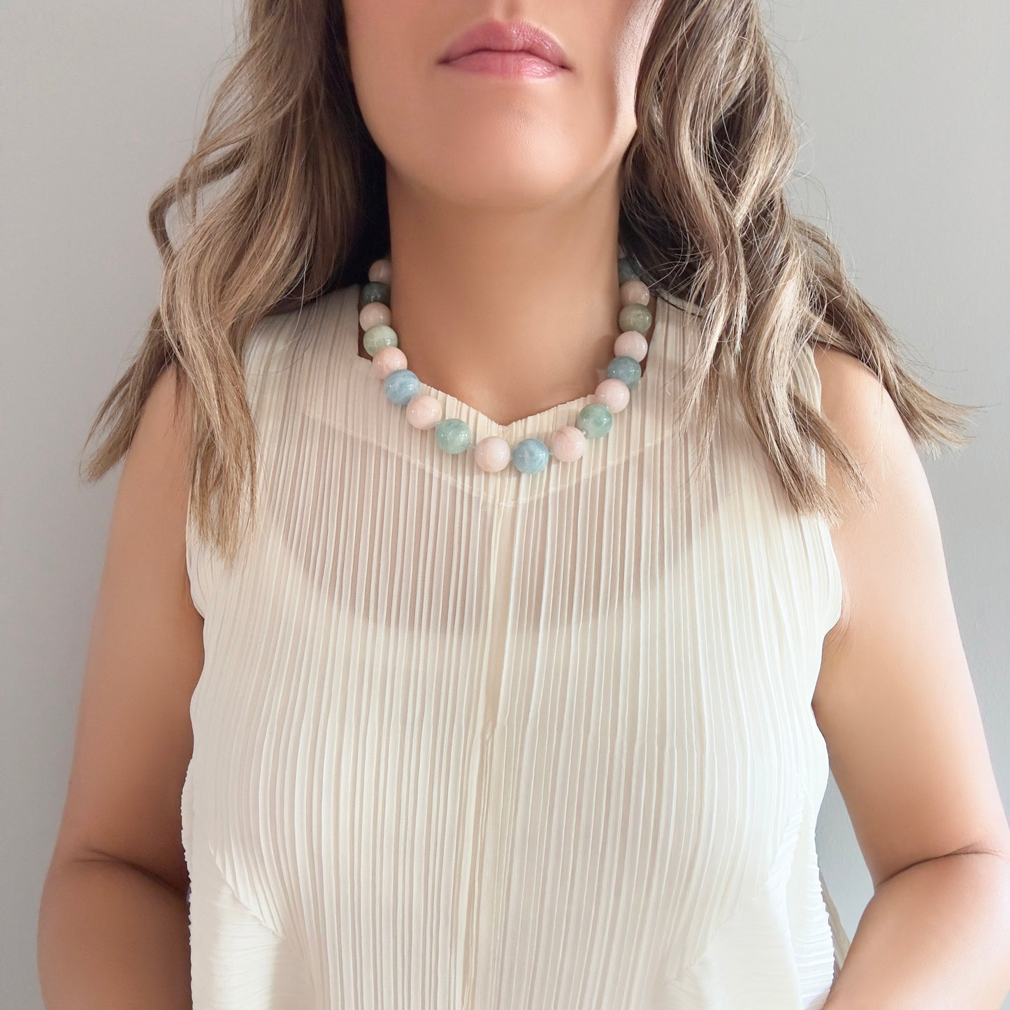 Tranquillity Necklace with Mix Beryl