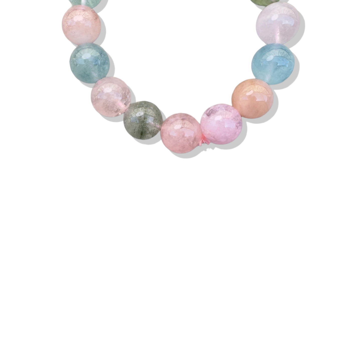 Equanimity Bracelet with Mix Beryl and Morganite