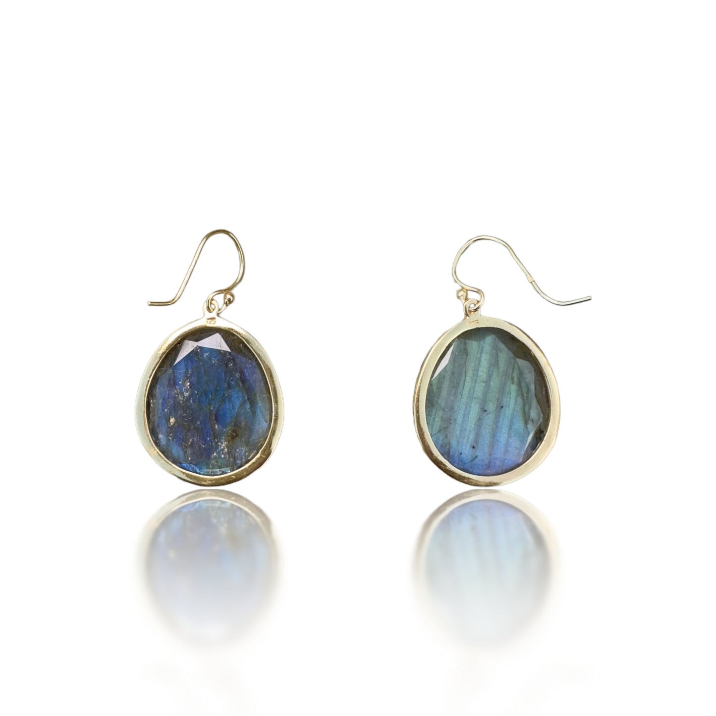Transforming Earrings with Labradorite and Gold