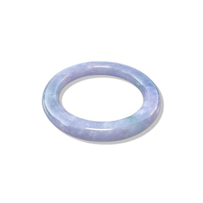 Abundance Bangle with Lavender Burma Jade