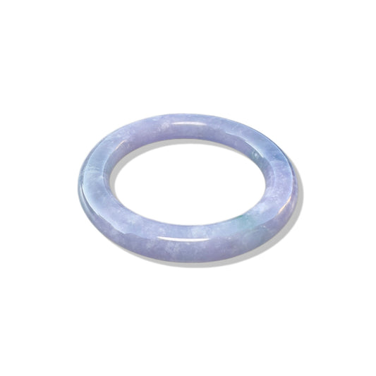Abundance Bangle with Lavender Burma Jade