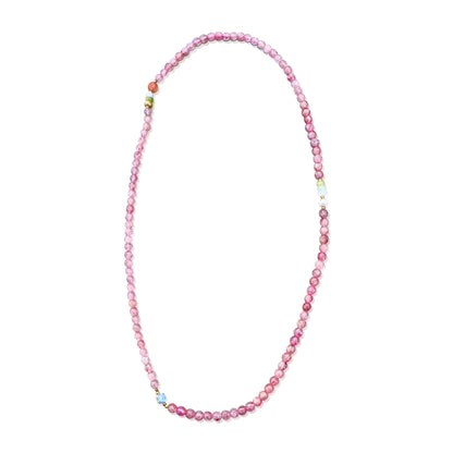 Grace & Sweet Renewal Bracelet – Strawberry Quartz Multi Strand Beads