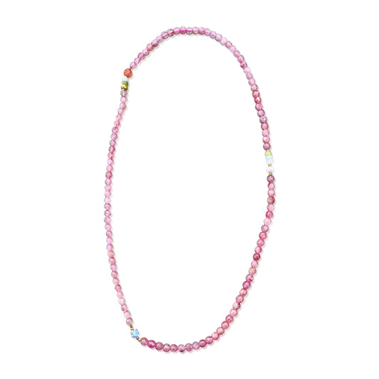 Grace & Sweet Renewal Bracelet – Strawberry Quartz Multi Strand Beads