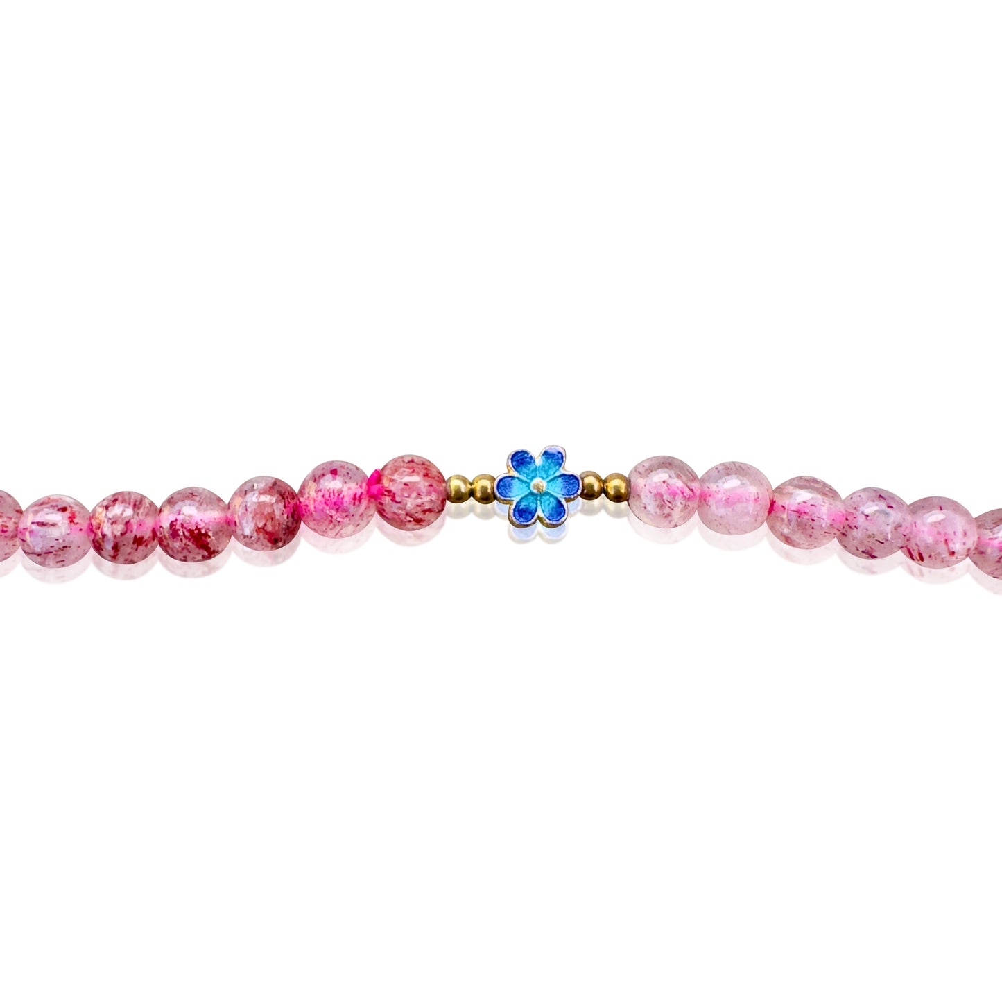 Grace & Sweet Renewal Bracelet – Strawberry Quartz Multi Strand Beads