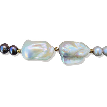 Inner Peace Necklace with Freshwater Pearl