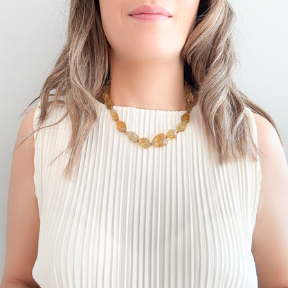 Joy Necklace with Citrine