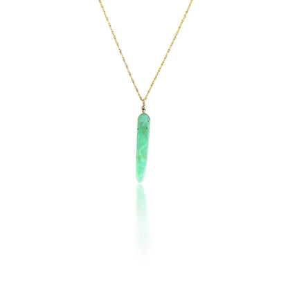Renewal Pendant with Chrysoprase